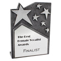 Star Cross Silver Plaque