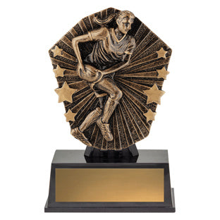 Cosmos Super Mini Rugby Trophy — Personalised Engraved