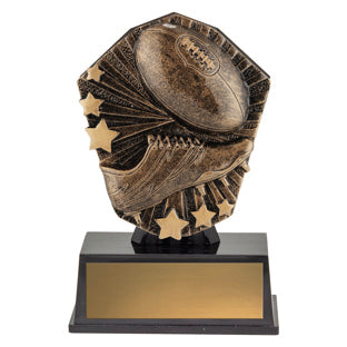 Cosmos Super Mini Rugby Trophy — Personalised Engraved