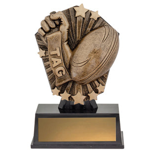 Cosmos Super Mini Rugby Trophy — Personalised Engraved