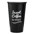 Black Latte Mug