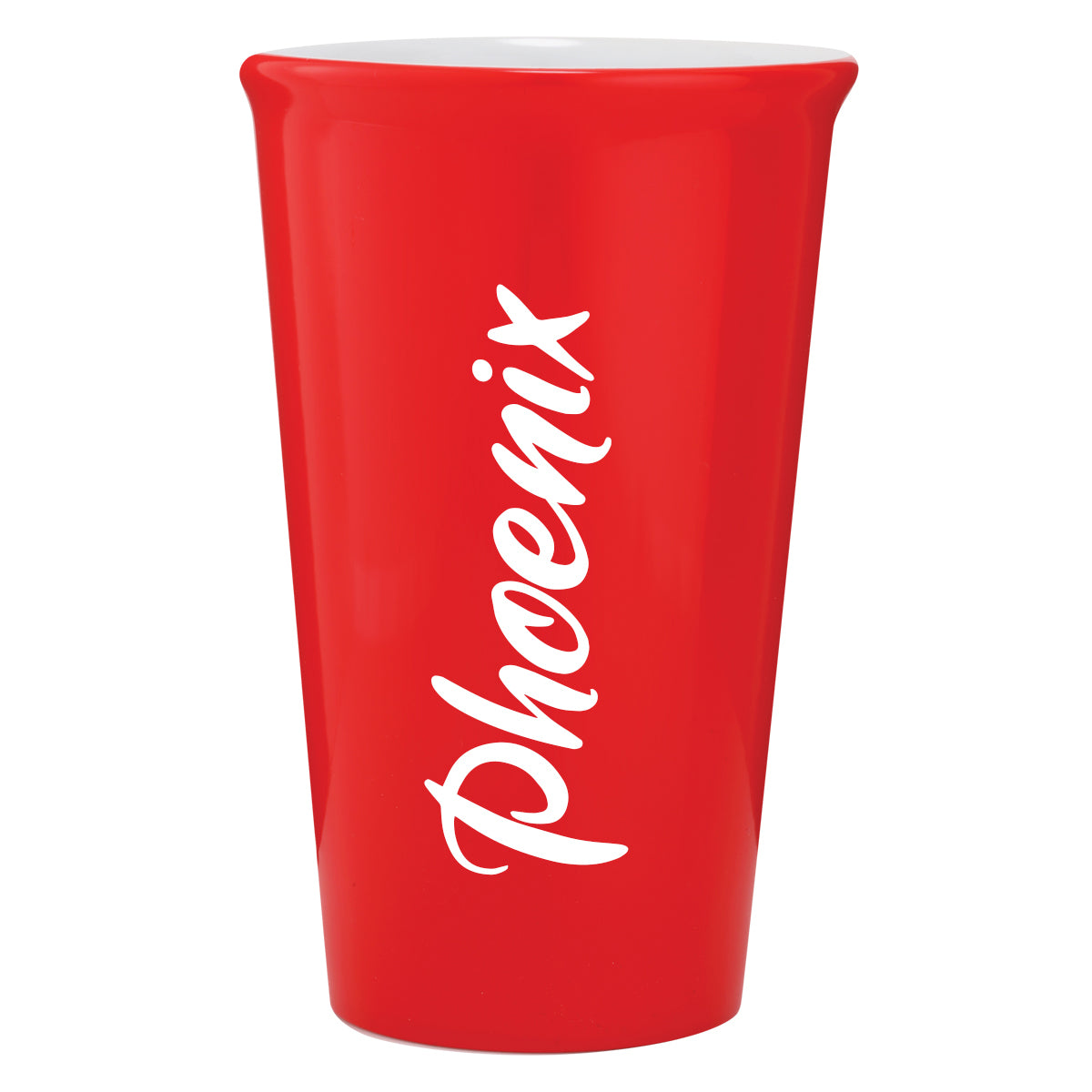 Red Latte Mug