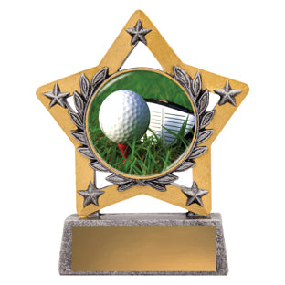 Mini Star Colour Trophy — Personalised Award