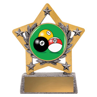 Mini Star Colour Trophy — Personalised Award