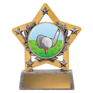 Mini Star Colour Trophy — Personalised Award