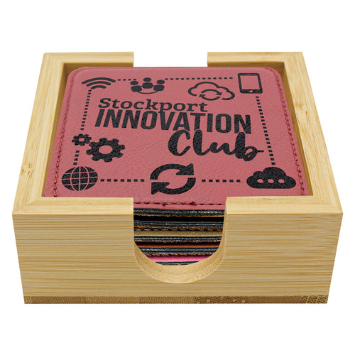 Bamboo Coaster Holder