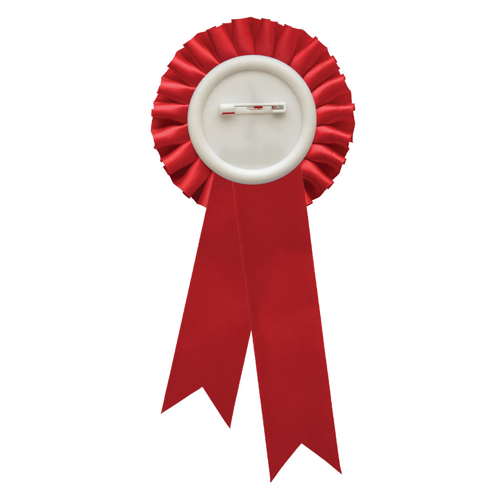 Red Rosette w/ Clip