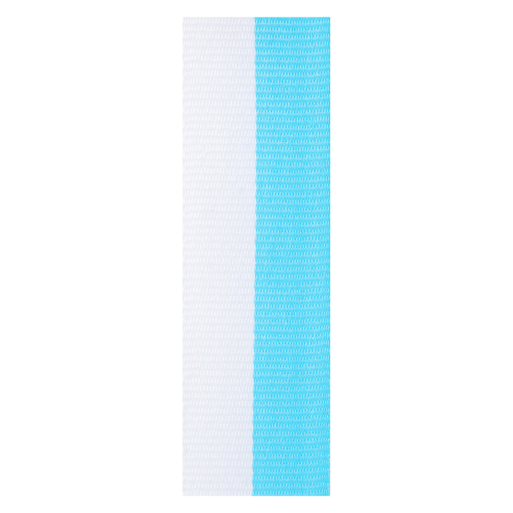 Light Blue / White Ribbon