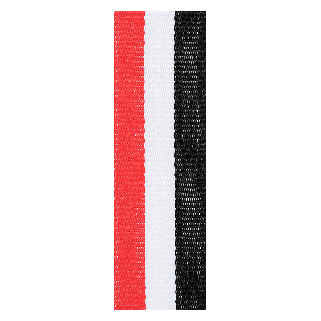 Red / White / Black Ribbon
