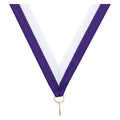 Purple / White Ribbon