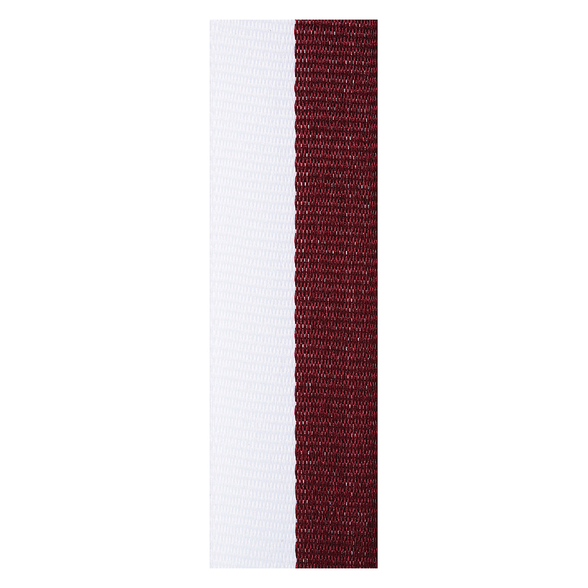 Maroon / White Ribbon