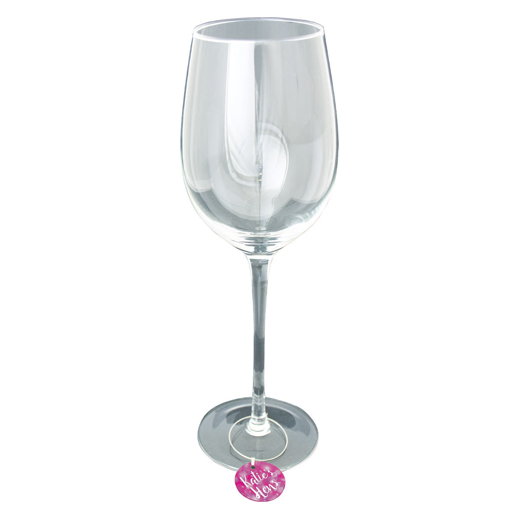 Wine Glass Charm